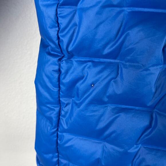 Adidas Terrex Blue Lite Down Hooded Puffer Jacket Packable Men's Medium SAMPLE - Picture 12 of 15